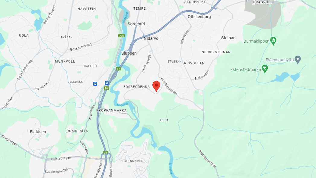 SKY Fitness Fossegrenda på kartet