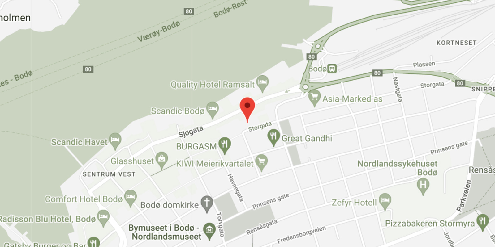 finn sky fitness bodø på kartet