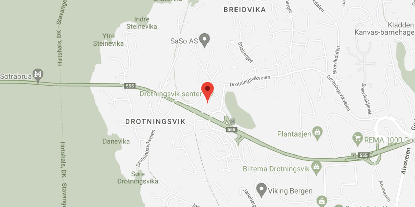 finn sky fitness drotningsvik på kartet