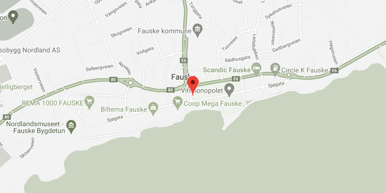 finn sky fitness fauske på kartet