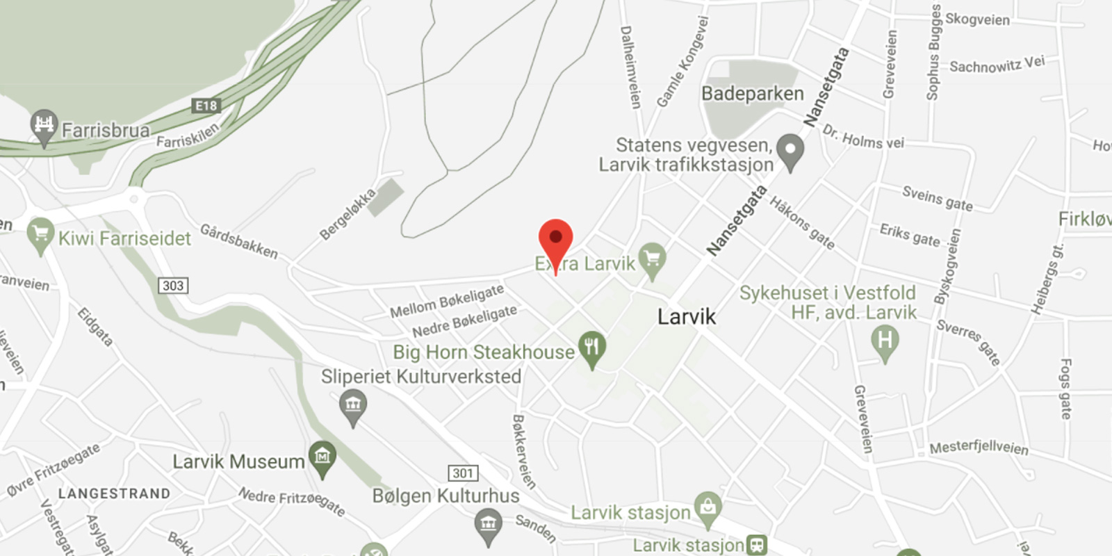 finn sky fitness larvik på kartet