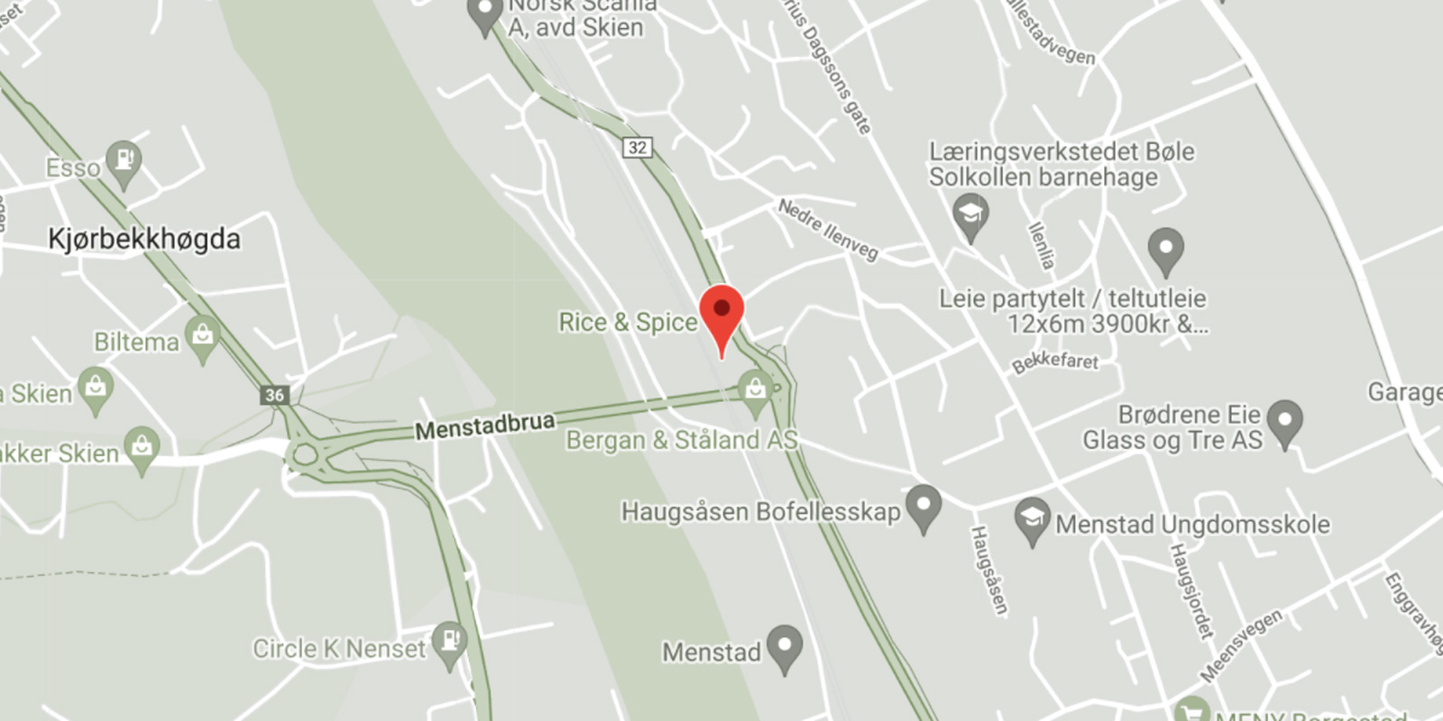 finn sky fitness menstadbrua på kartet