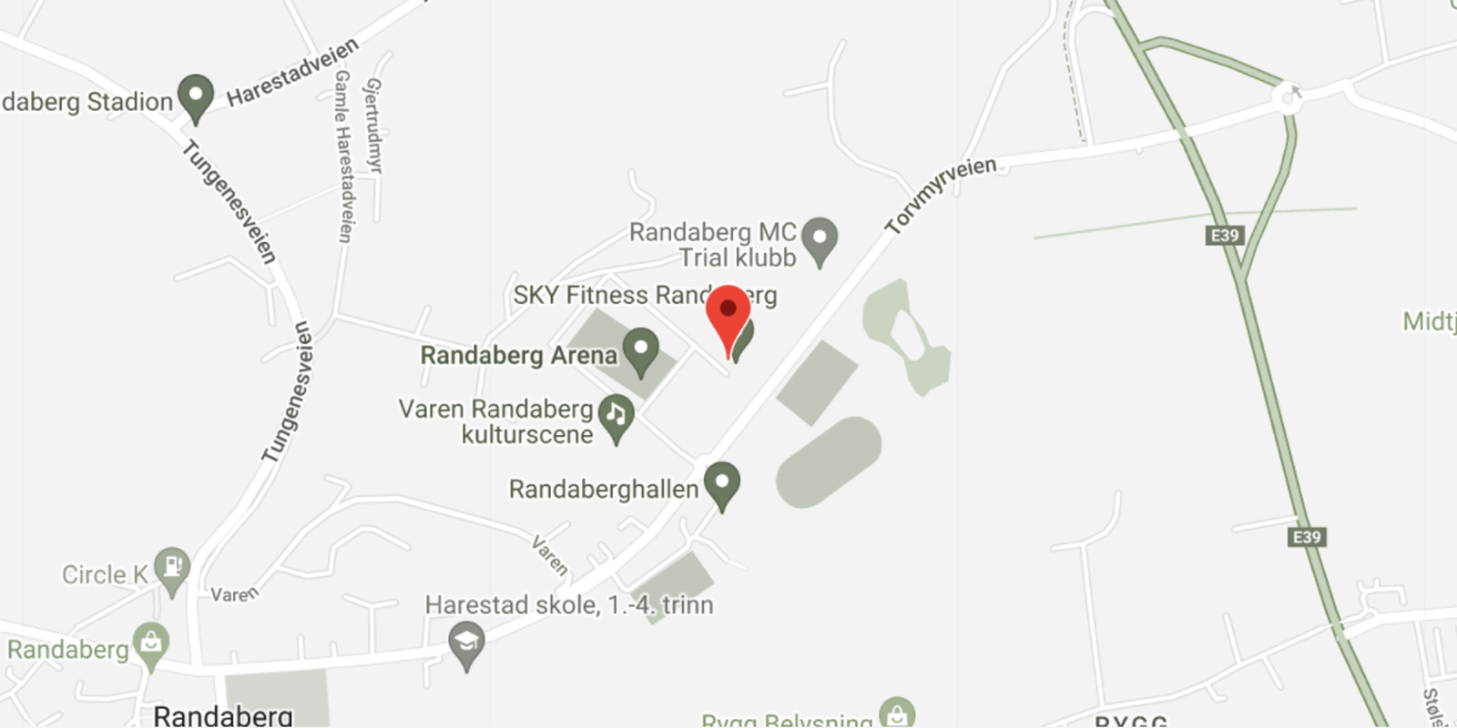 finn sky fitness randaberg på kartet