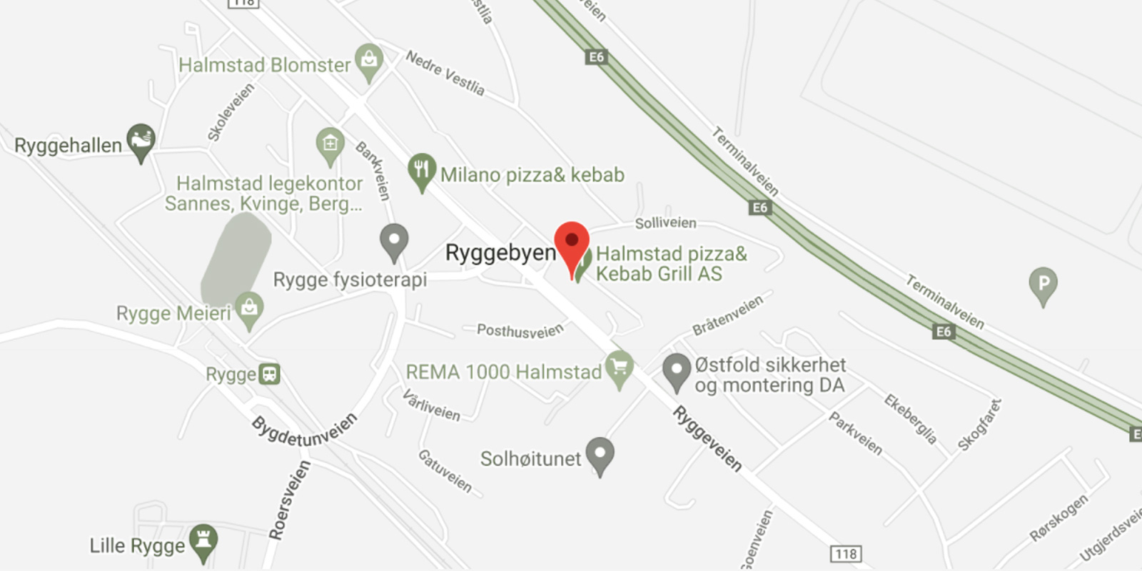 finn sky fitness rygge på kartet